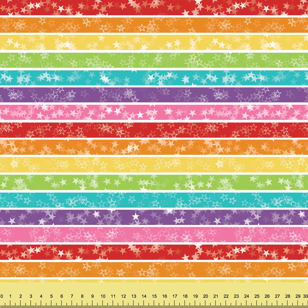 Rainbow Star Stripes